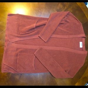 old navy womens burnt orange cardigan